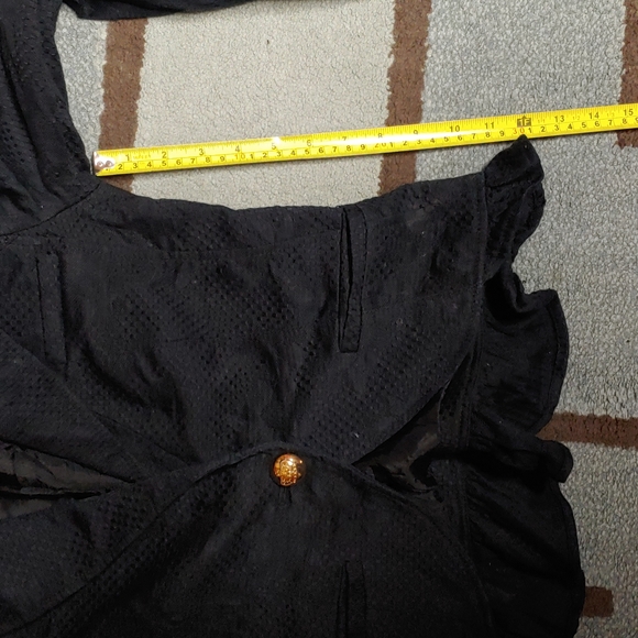 Juicy Couture y2k Vintage Textured Ruffled Bottom Suit Jacket S - Picture 13 of 14